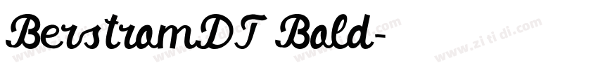 BerstromDT Bold字体转换